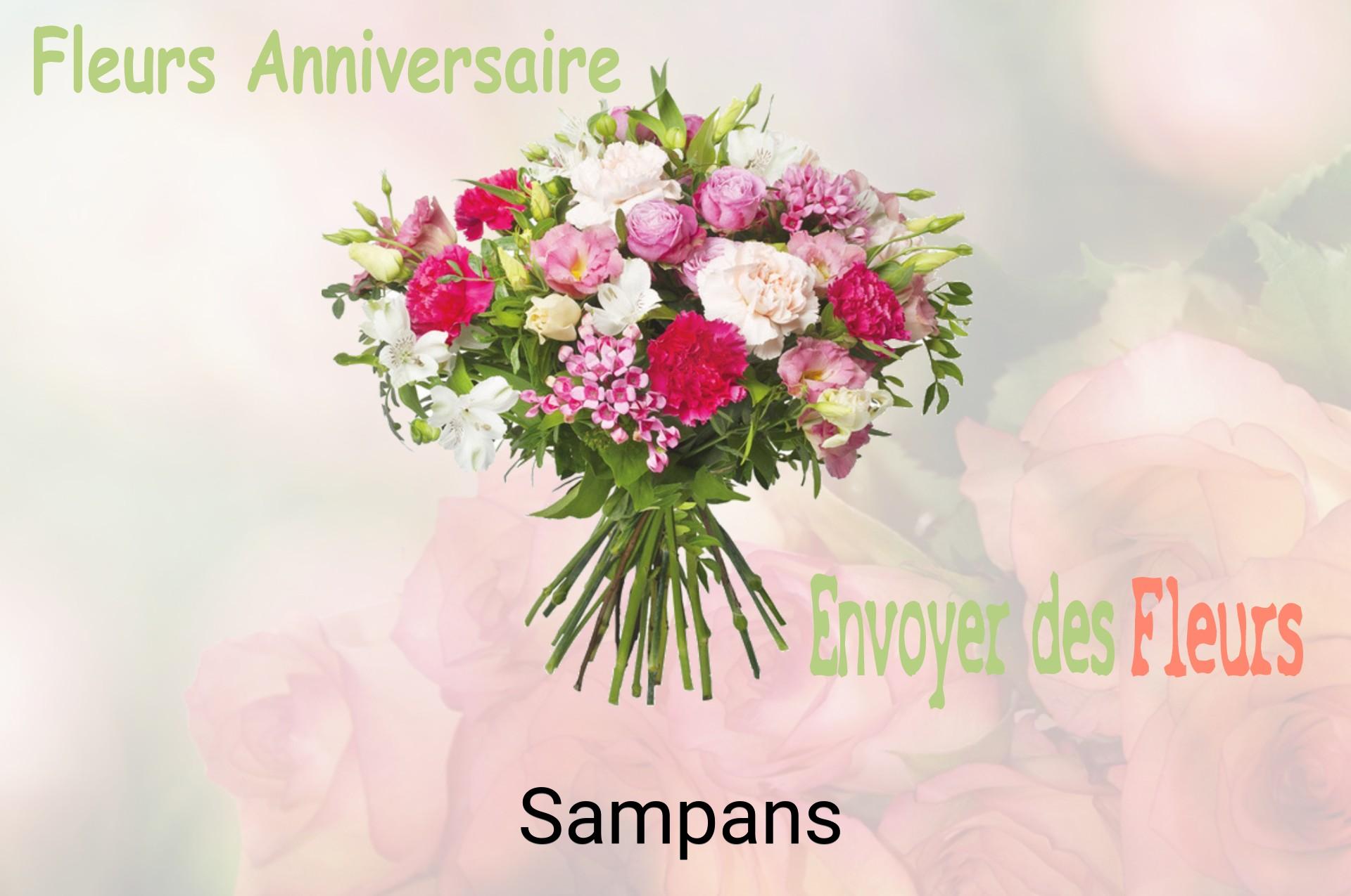 Bouquet de fleurs d’anniversaire livré à Sampans