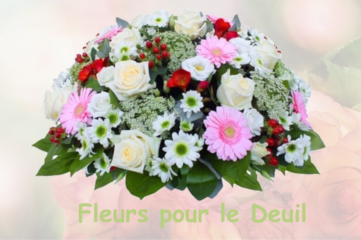 fleurs deuil SAMPANS